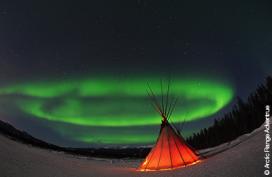 Northern Lights Teepees and Tents, Yukon and Northwest Territories