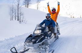 Snowmobile and eat snow crab in PEI