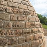 Oodena Celebration Circle an der The Forks National Historic Site in Winnipeg