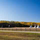 Tipis in Saskatchewan